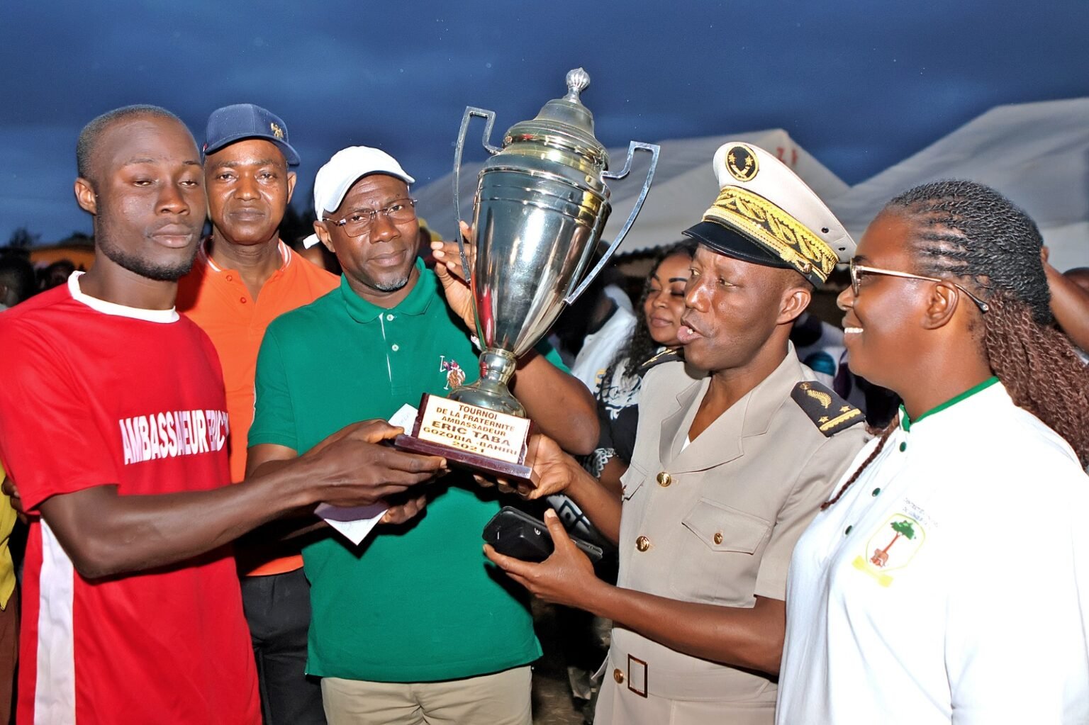 Gagnoa-  Les populations de Gozobia Bahiri   reconnaissantes   à Eric Taba