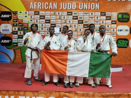 Judo – Open international d’Abidjan:Les juniors ivoiriens sacrés champions d’Afrique, les cadets brillent également