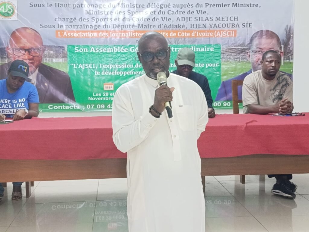 Media  :  Ouattara Gaoussou élu président de l’AJSCI