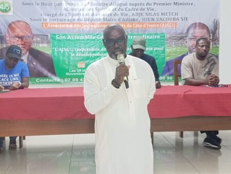 Media  :  Ouattara Gaoussou élu président de l’AJSCI