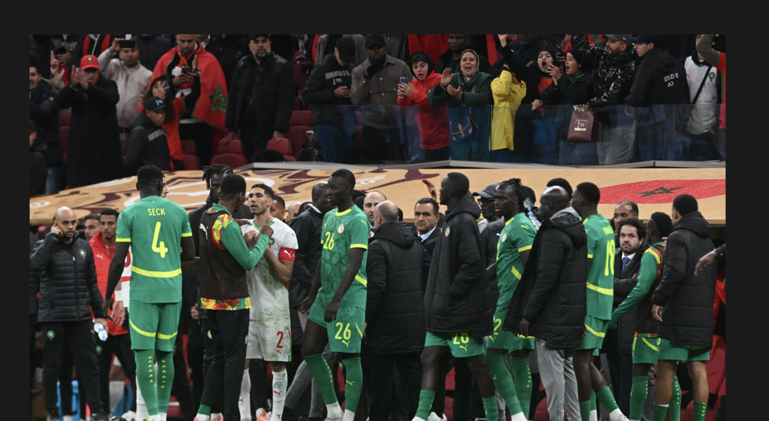 Finale de la CAN 2025:La CAF sanctionne lourdement le Sénégal et le Maroc